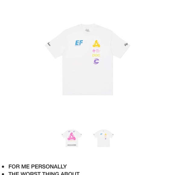 Palace Rapha T shirt - Picture 2 of 2